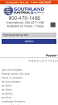 Mobile Screenshot of electrical-supplies.southlandelectrical.com