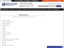Tablet Screenshot of electrical-supplies.southlandelectrical.com